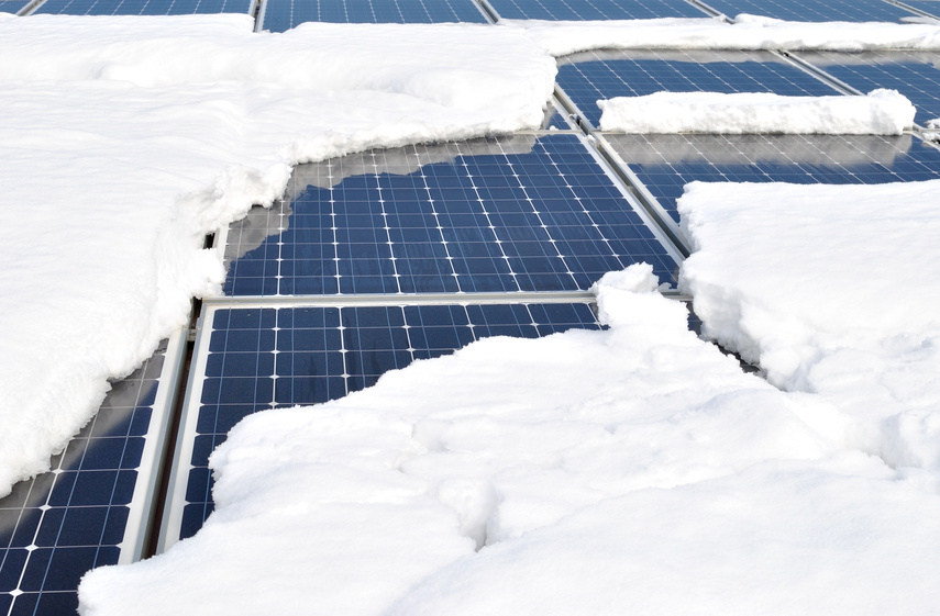 Уборка снега с солнечных панелей — что нужно помнить